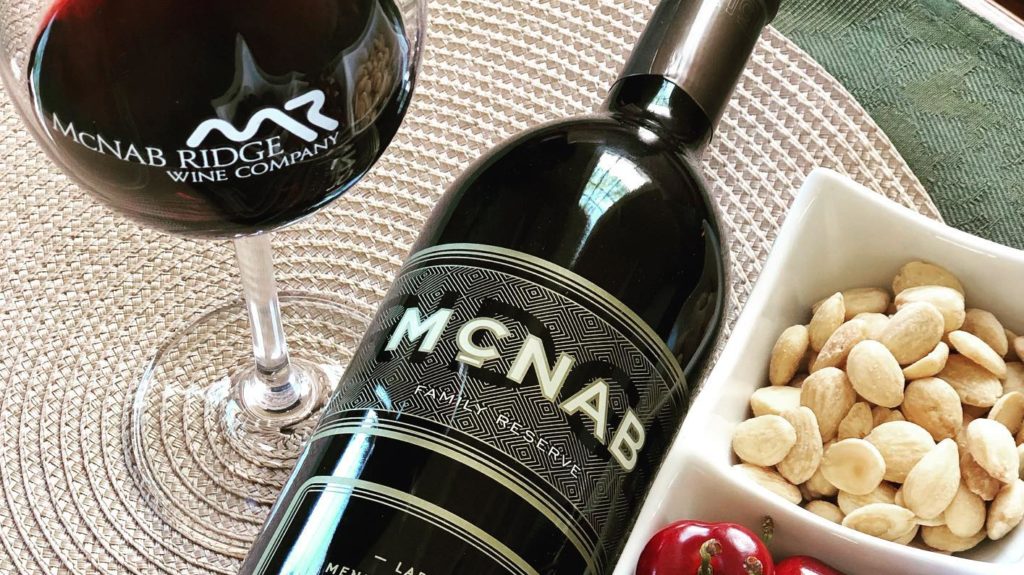 McNab Ridge cabernet and appetizers