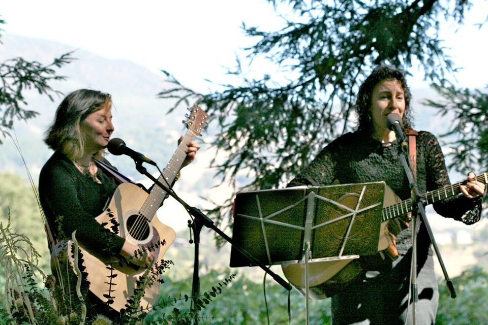 The Moon Lights performing live