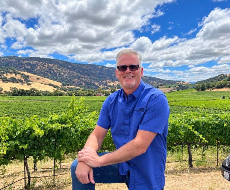 Rich Parducci, winemaker and managing partner at McNab Ridge Winery, in a Mendocino County vineyard